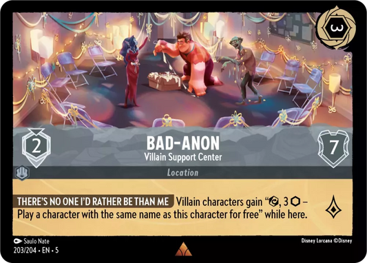 Set 5-203 | Bad-Anon - Villain Support Center | Rare