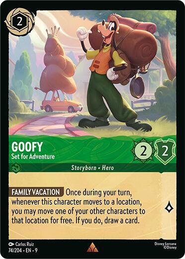 Set 9-074 | Goofy - Set for Adventure | Rare
