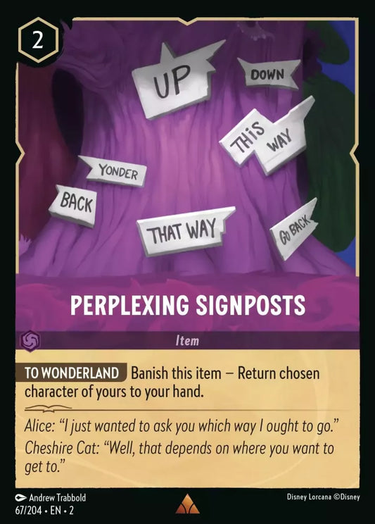 Set 2-067 | Perplexing Signposts | Rare