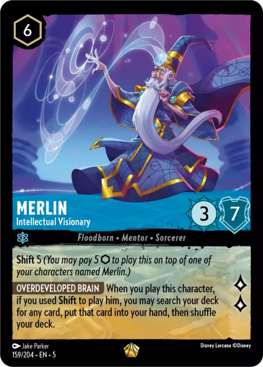 Set 5-159 | Merlin - Intellectual Visionary | Legendary