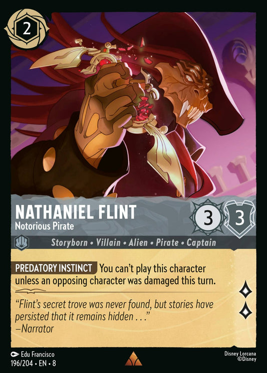 Set 8-196 | Nathaniel Flint - Notorious Pirate | Rare