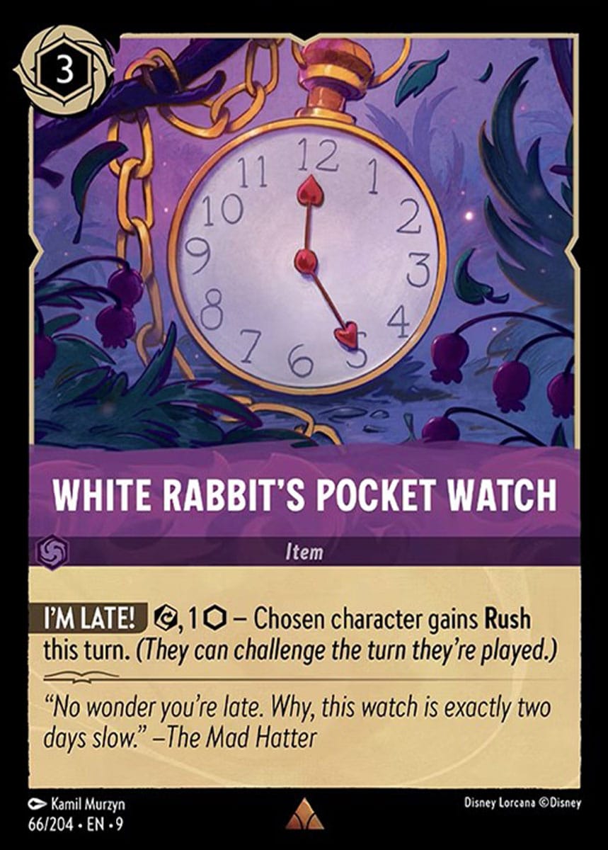 Set 9-066 | White Rabbit's Pocket Watch | Rare