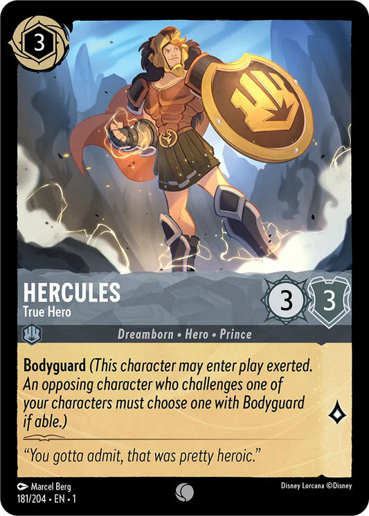 Set 1-181 | Hercules - True Hero |  Common
