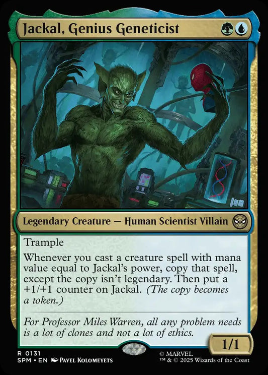 SPM-131 Jackal, Genius Geneticist | Rare (EN)