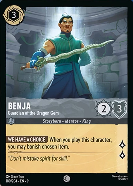 Set 9-180 | Benja - Guardian of the Dragon Gem | Common