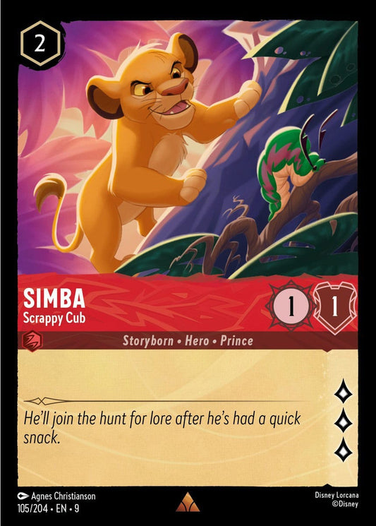 Set 9-105 | Simba - Scrappy Cub | Rare
