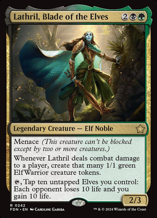 FDN-0242 | Lathril, Blade of the Elves | EN  | - | Foil