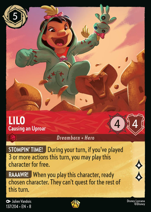 Set 8-137 | Lilo - Causing an Uproar | Legendary