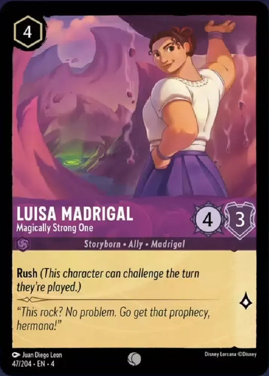 Set 4-047 | Luisa Madrigal - Magically Strong One | Common