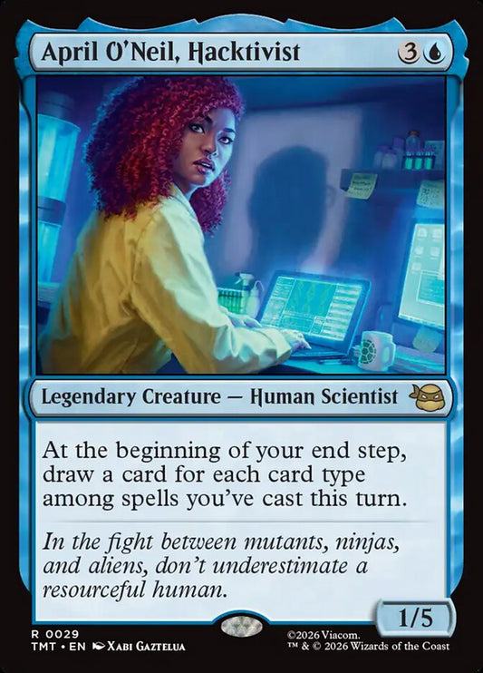EN | April O'Neil, Hacktivist| Foil| TMT-29