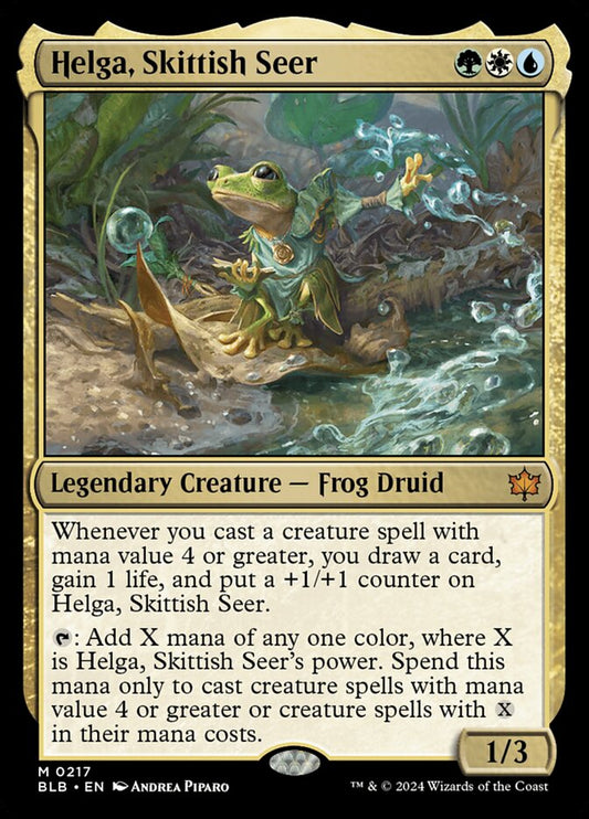 BLB-0217 | Helga, Skittish Seer | EN  | - | Foil