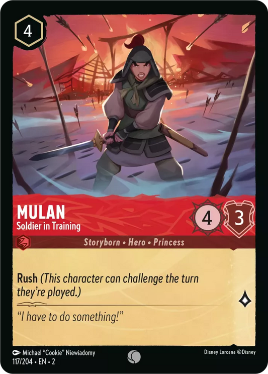 Set 2-117 | Mulan - Soldier in Training | Common