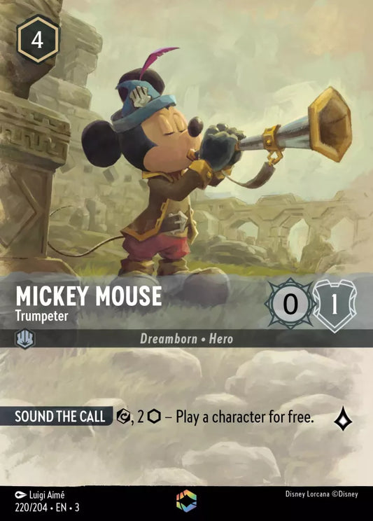 Set 3-220 | Mickey Mouse - Trumpeter | Enchanted