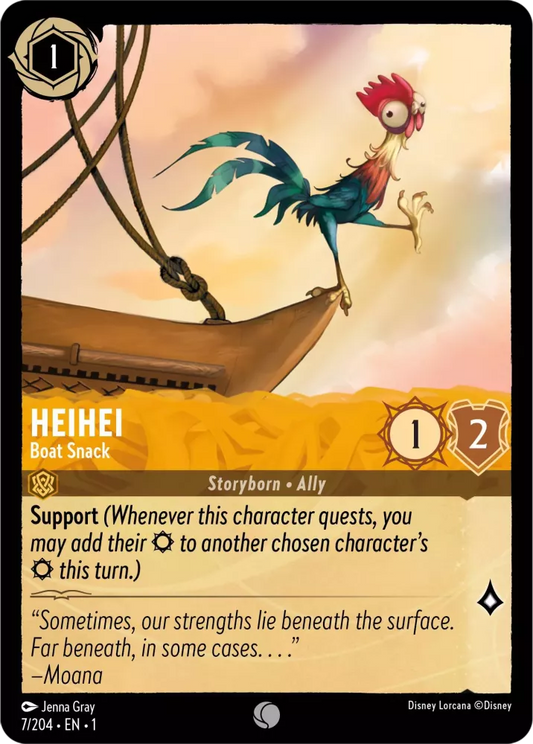 Set 1-007 | HeiHei - Boat Snack |  Common