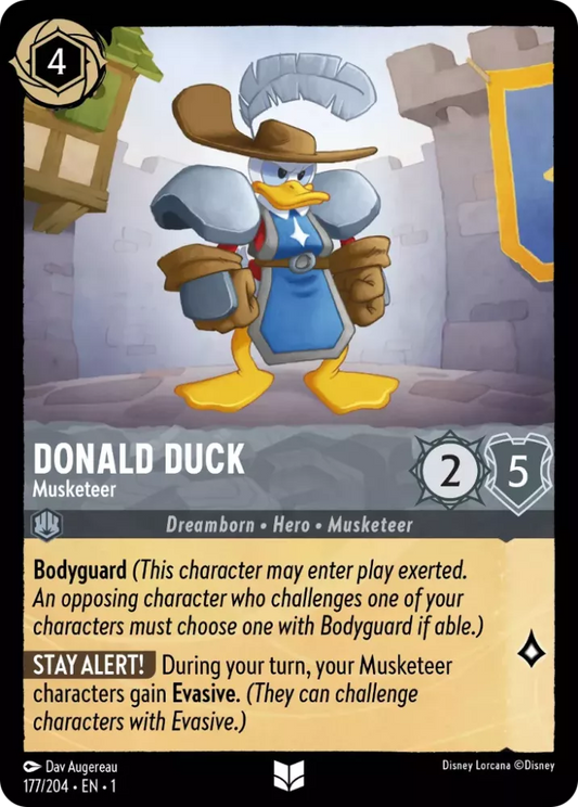 Set 1-177 | Donald Duck - Musketeer |  Uncommon