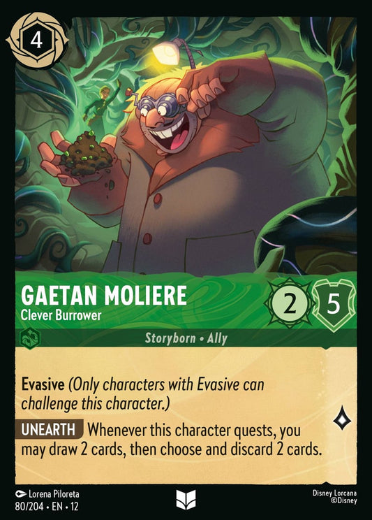 Set12-080 | Gaetan Moliere – Clever Burrower | Uncommon | Foil