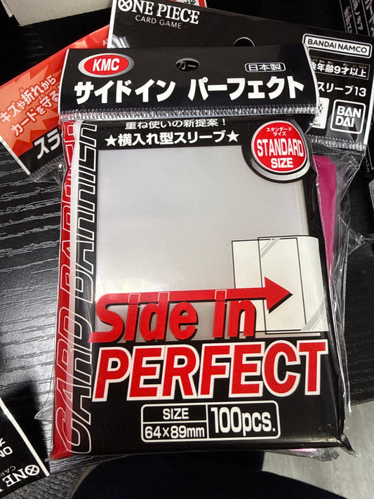 KMC 100 Standard Sized Card Sleeves Deck Protectors - Side In Perfect