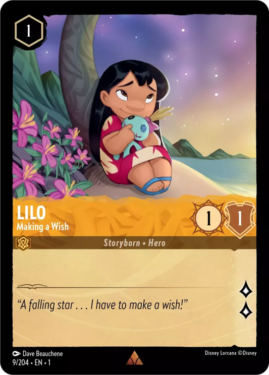 Set 1-009 | Lilo - Making a Wish |  Rare