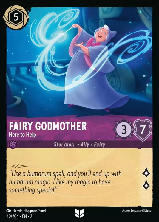 Set 2-040 | Fairy Godmother - Here to Help | Uncommon