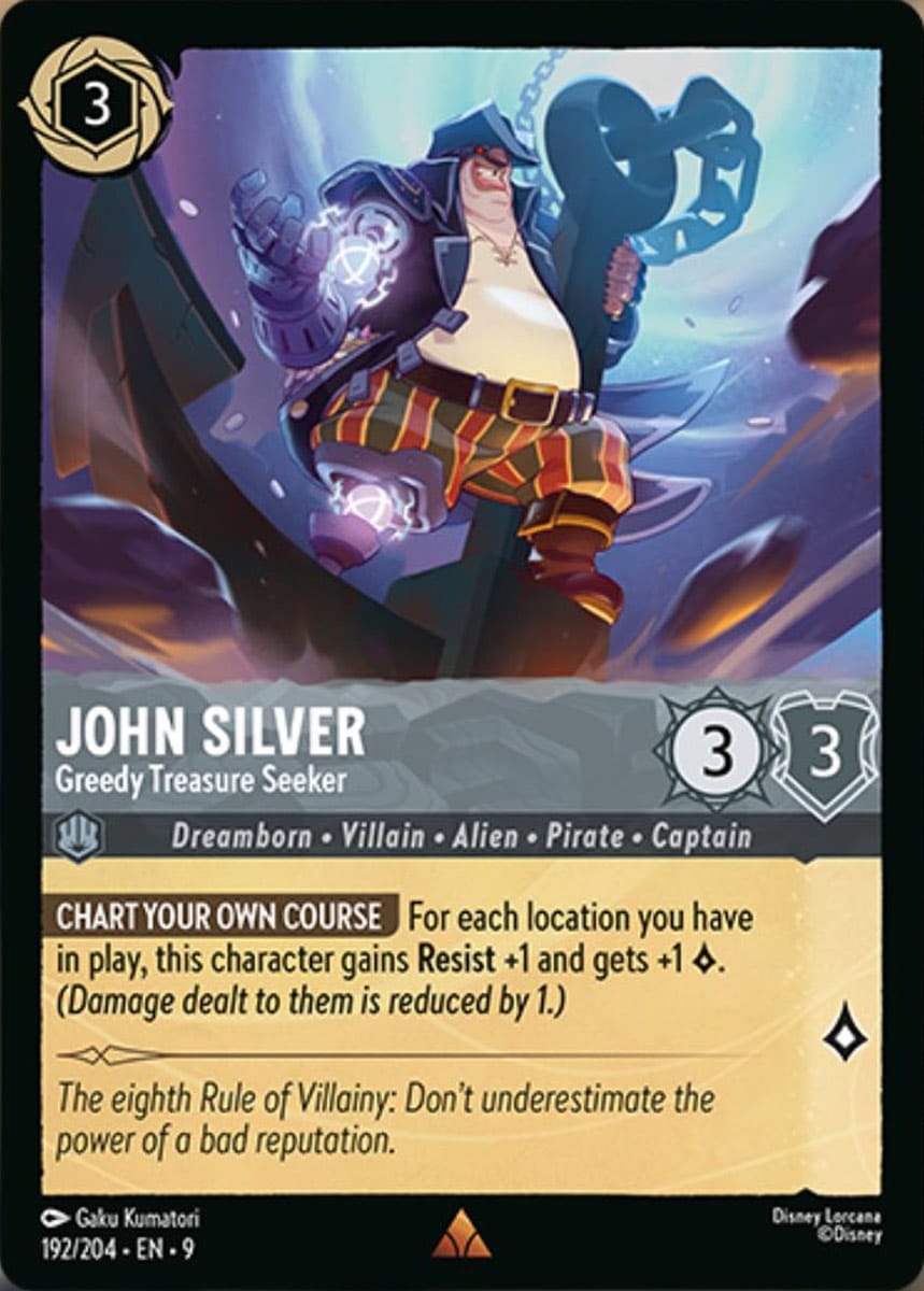 Set 9-192 | John Silver - Greedy Treasure Seeker | Rare