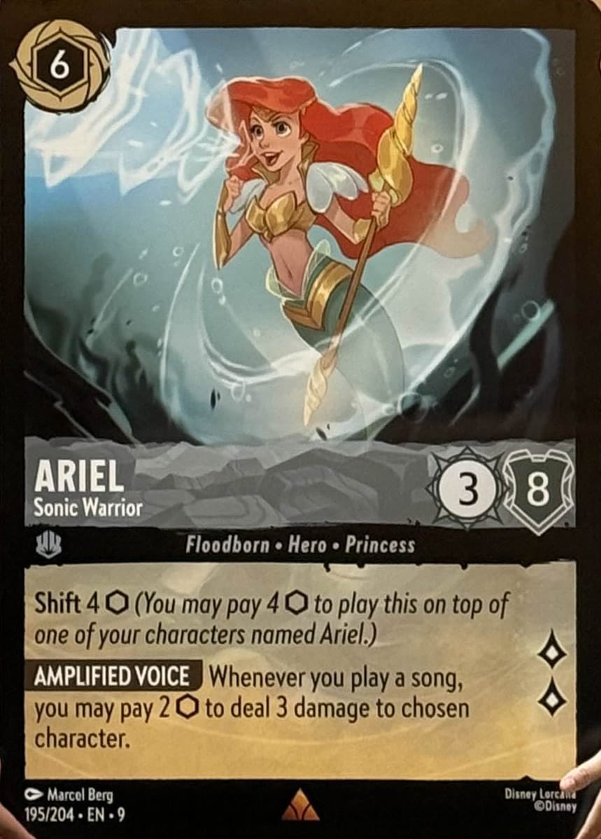 Set 9-195 | Ariel - Sonic Warrior | Rare
