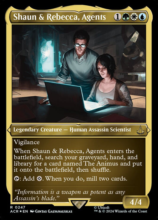 EN | Shaun & Rebecca, Agents | Foil | ACR-247