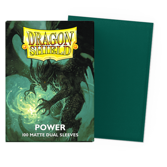 Dragon Shield - 60 Matte Dual Sleeves - Power - Japanese Size