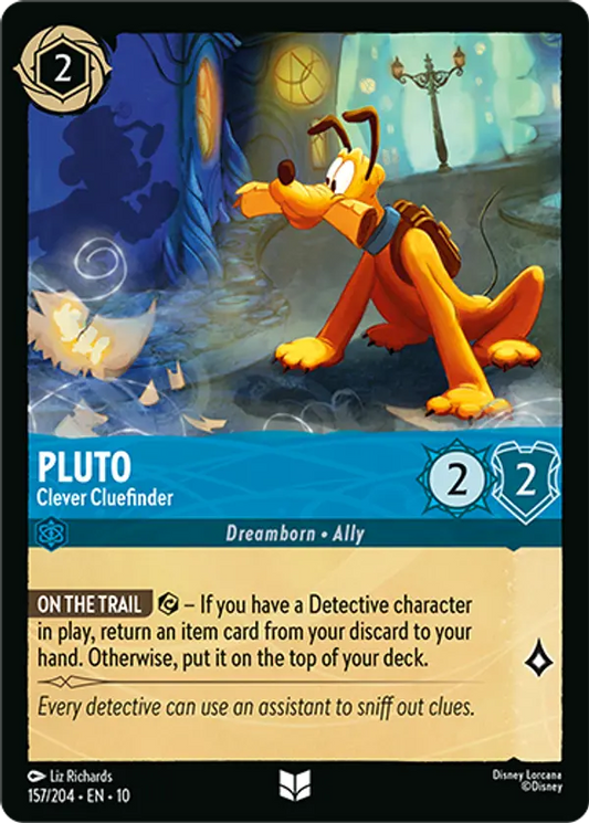 Set 10-157 | Pluto - Clever Cluefinder | Uncommon