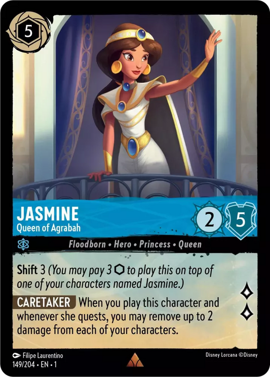 Set 1-149 | Jasmine - Queen of Agrabah |  Rare