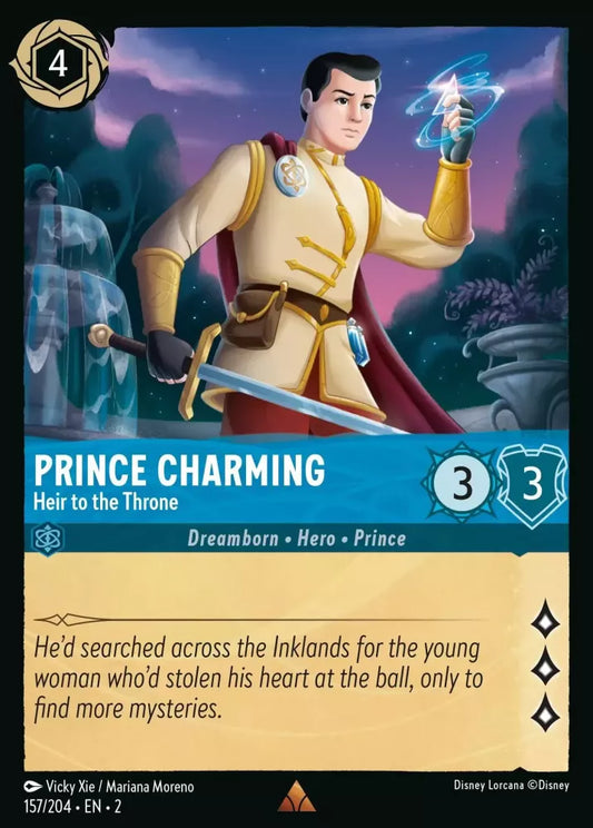 Set 2-157 | Prince Charming - Heir to the Throne | Rare