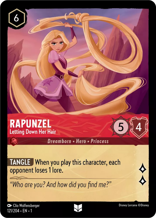 Set 1-121 | Rapunzel - Letting Down Her Hair |  Uncommon