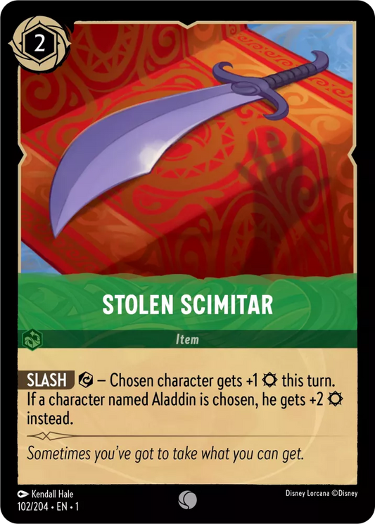 Set 1-102 | Stolen Scimitar |  Common