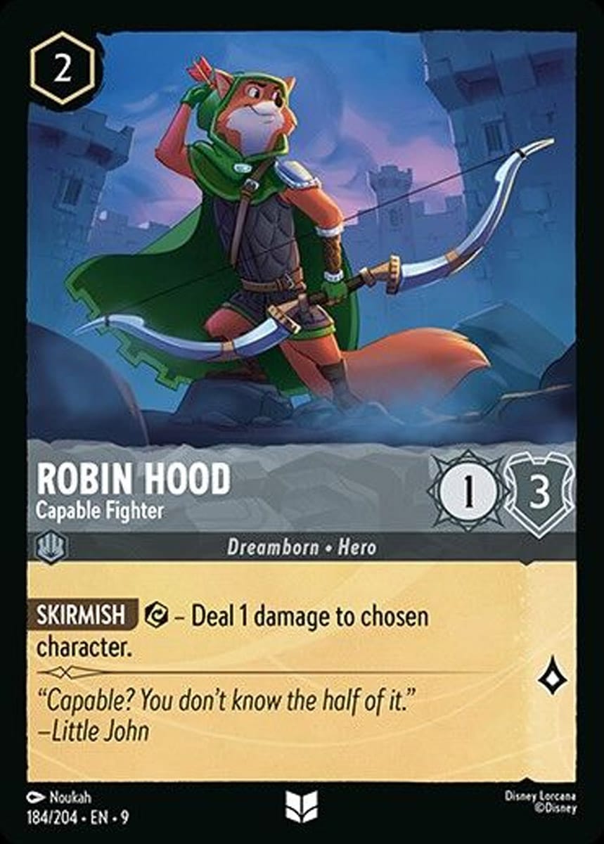 Set 9-184 | Robin Hood - Capable Fighter | Uncommon