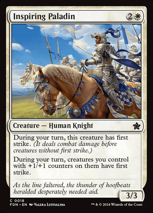 FDN-0018 | Inspiring Paladin | EN  | - | Non-Foil