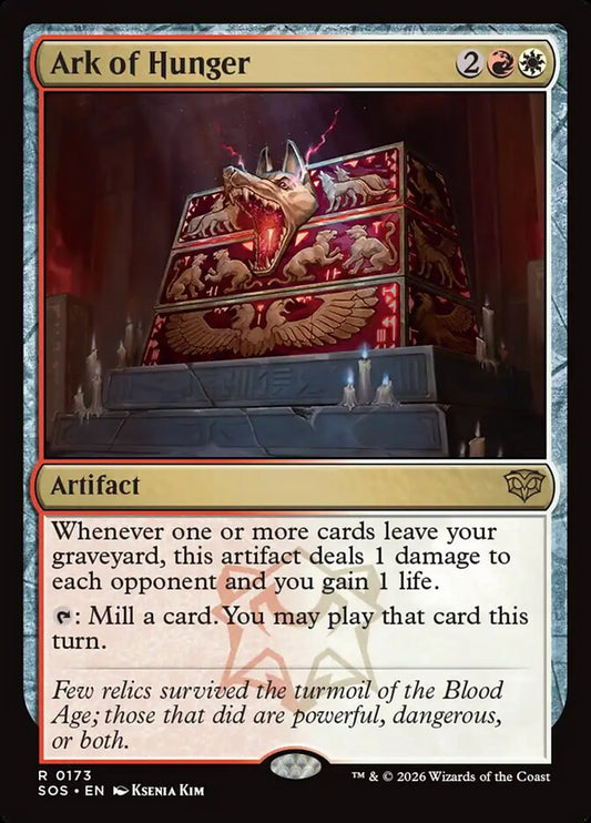 SOS-173  Ark of Hunger -EN- R (Non-Foil)