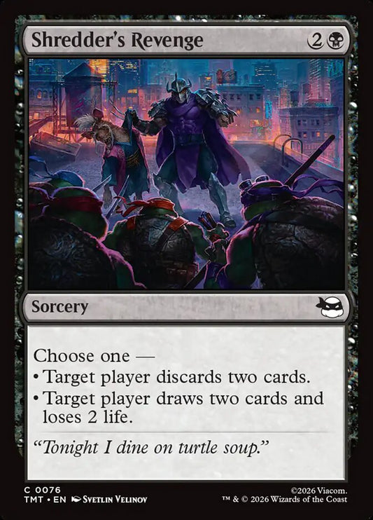 TMT-0076 | Shredder's Revenge | EN  | - | Foil