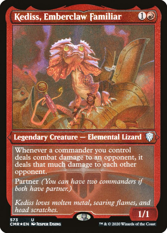 EN | Kediss, Emberclaw Familiar| Etched| CMR-573