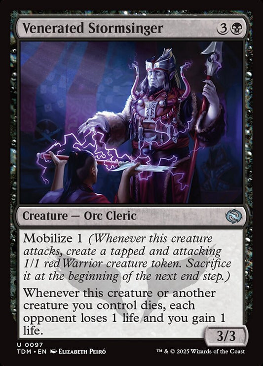 TDM-0097 | Venerated Stormsinger | EN  | - | Foil