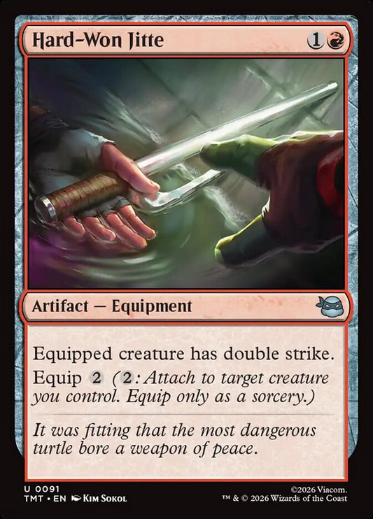 TMT-0091 | Hard-Won Jitte | EN  | - | Foil