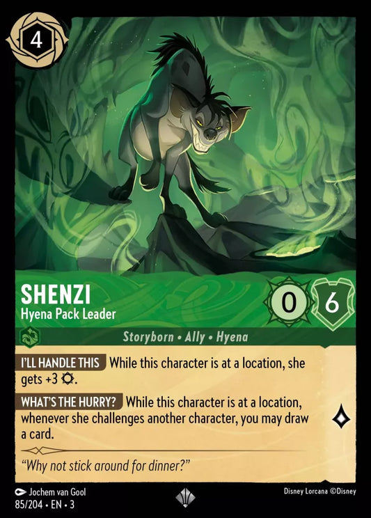 Set 3-085 | Shenzi - Hyena Pack Leader | Super Rare