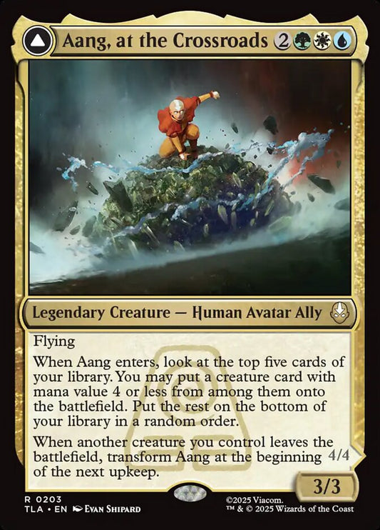 TLA-0203 | Aang, at the Crossroads // Aang, Destined Savior | EN  | - | Foil