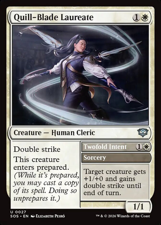 SOS-027 Quill-Blade Laureate // Twofold Intent -EN- U (Foil)