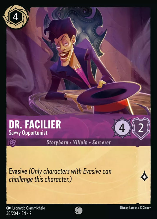 Set 2-038 | Dr. Facilier - Savvy Opportunist | Common