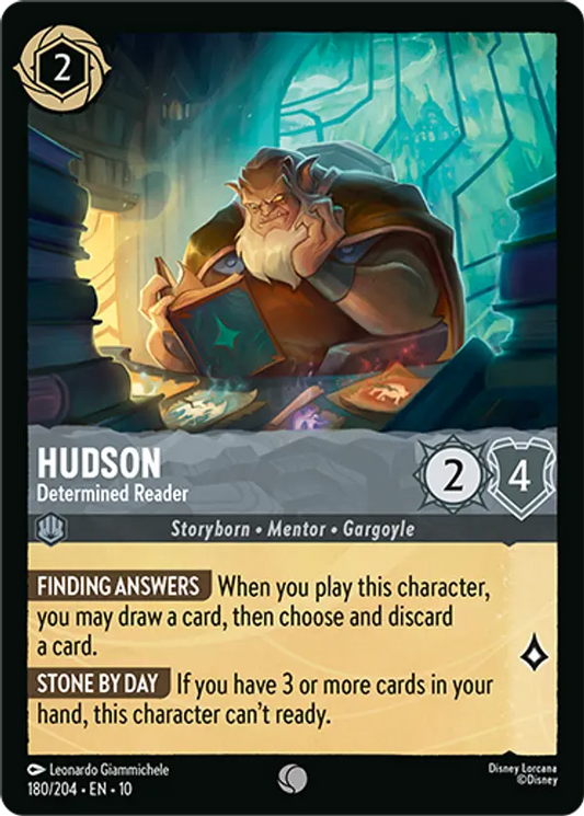 Set 10-180 | Hudson - Determined Reader | Common