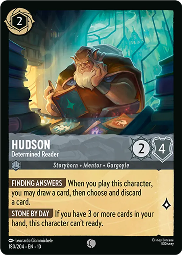 Set 10-180 | Hudson - Determined Reader | Common
