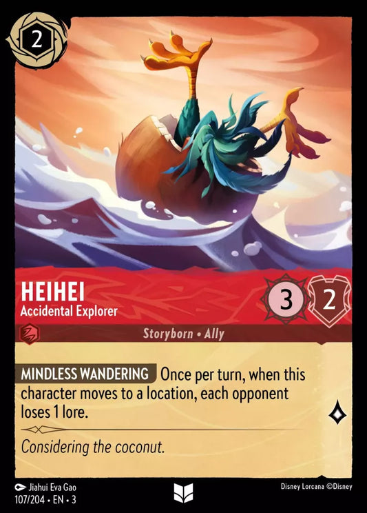 Set 3-107 | HeiHei - Accidental Explorer | Uncommon