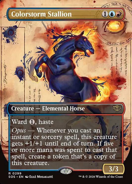 SOS-299  Colorstorm Stallion -EN- R (Non-Foil)