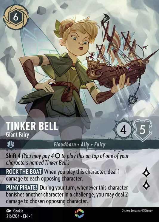 Set 1-216 | Tinker Bell - Giant Fairy |  Enchanted