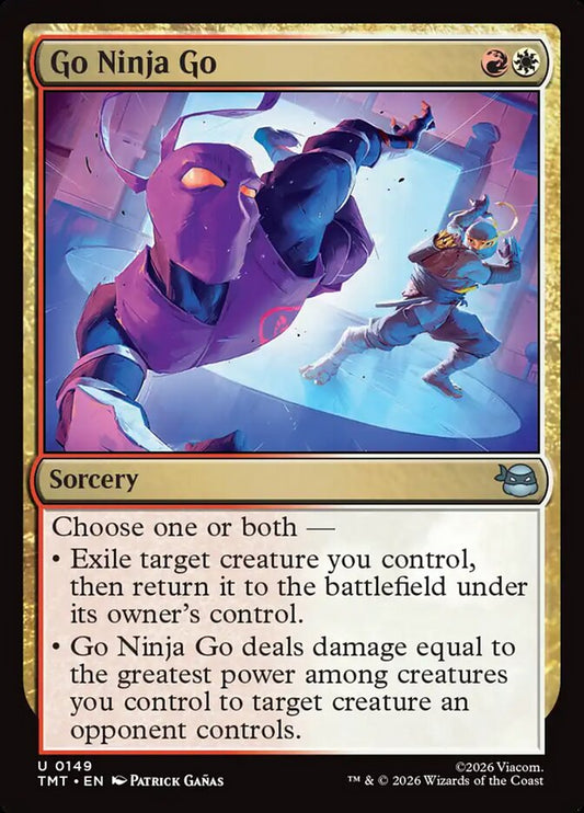 TMT-0149 | Go Ninja Go | EN  | - | Foil