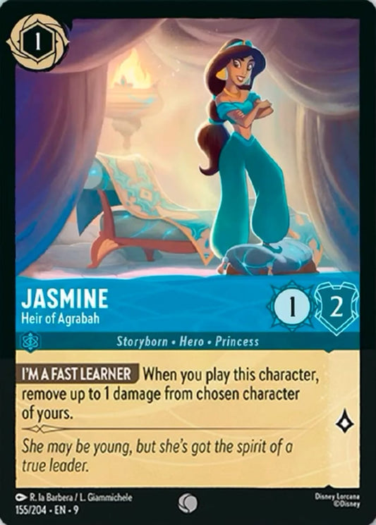 Set 9-155 | Jasmine - Heir of Agrabah | Common